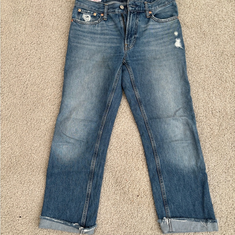 GAP Women's Boyfriend Jeans in Blue
